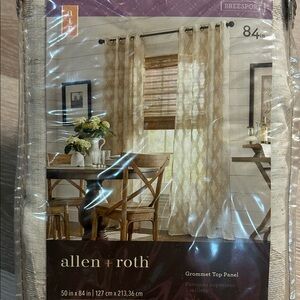 Allen + Roth Oat 84in Cream Grommet Top Panel